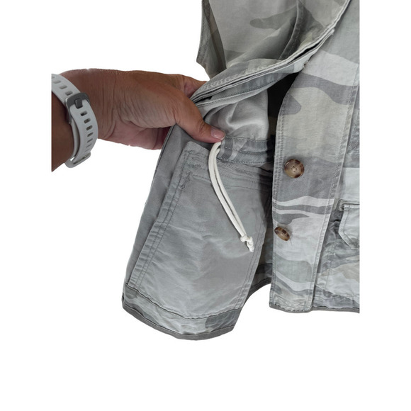 𝅺ambercrombie & FITCH CAMO PRINT JACKET VEST - Picture 12 of 13